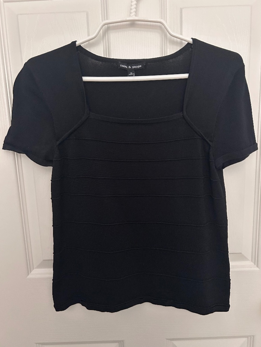 Black womens top, size M